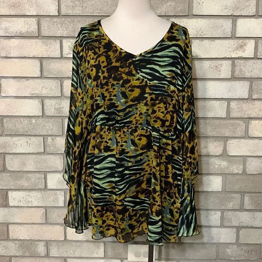 NWT Jaclyn smith blouse 1x